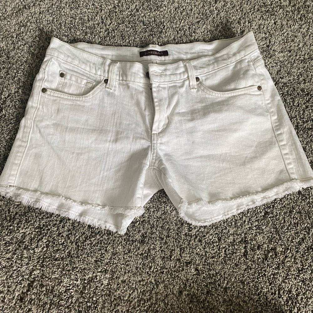 James Jeans White Jean shorts